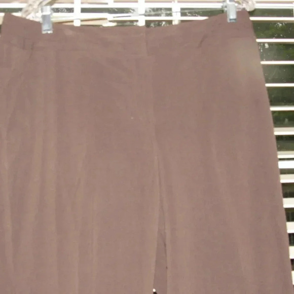 NWT SHARAGANO Amanda Stretch Brown Career Pants 14 - Picture 2 of 6